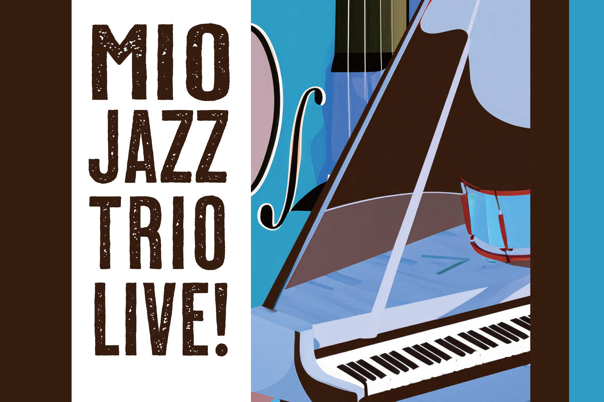 6月1日土曜、Mio Jazz Trio Live再び！セッション有りの楽しい夜をお届けします‼️